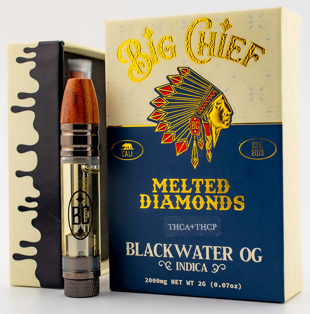Big Chief Melted Diamonds THCA+THCP Cart 2G