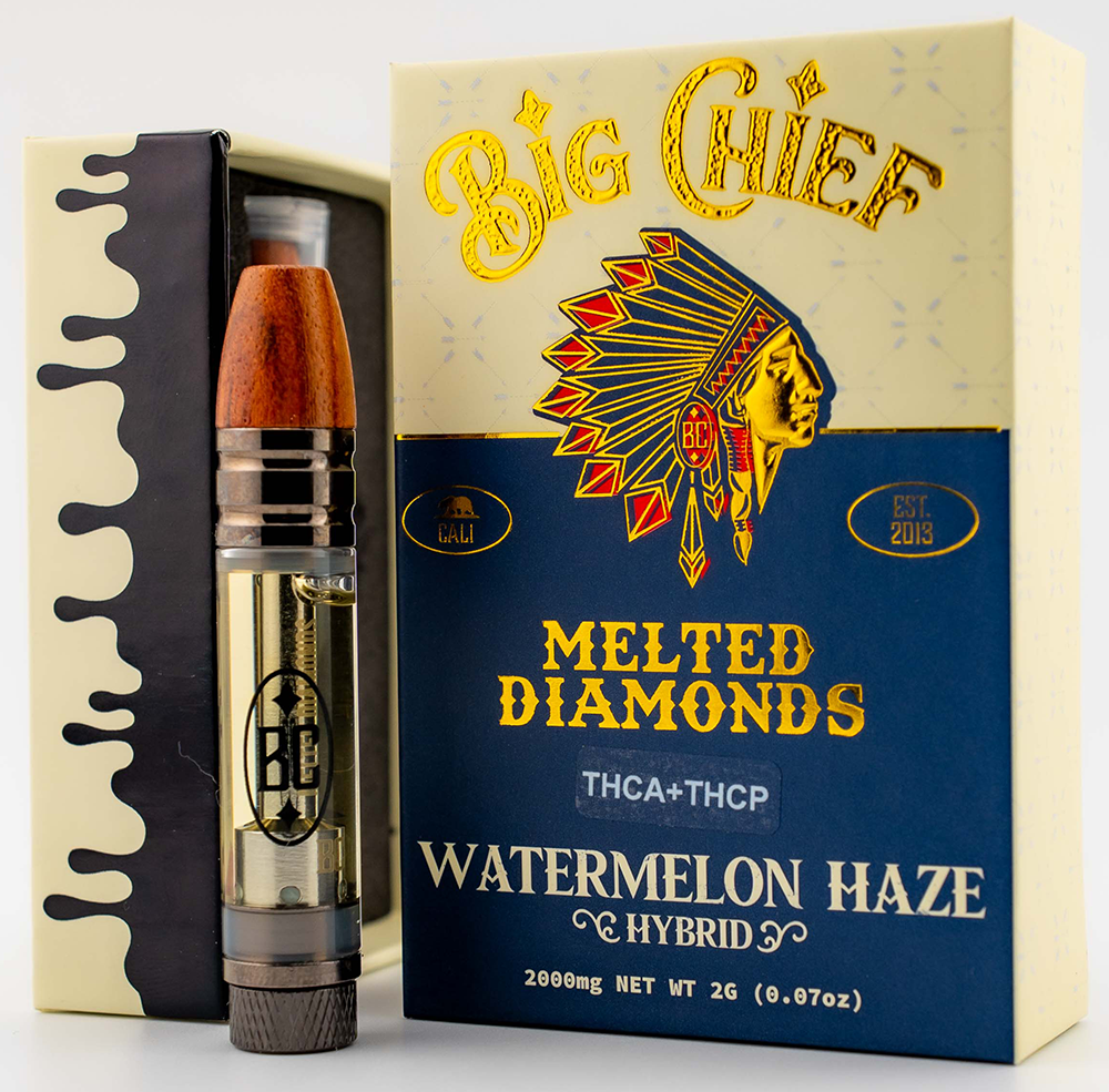 Big Chief Melted Diamonds THCA+THCP Cart 2G