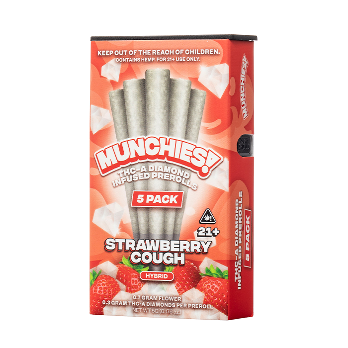 Munchies THC-A Diamond Infused Pre Rolls 1G - 5CT